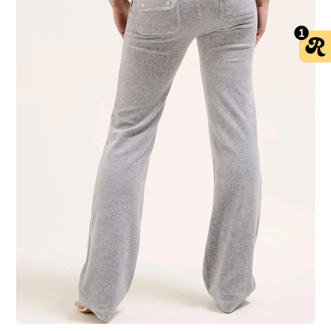 Grå juicy byxor  - 1