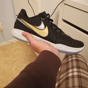 Lebron 20 - Säljer ett par Lebron 20 helt ok skick pris ej hugget i sten fråga gärna om bilder basketskor