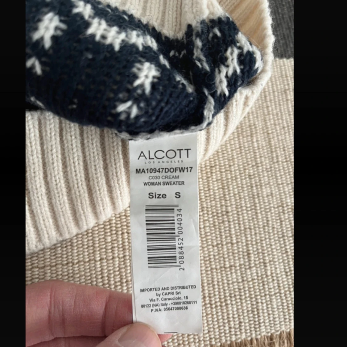 Mönstrad stickad tröja från Alcott - 2