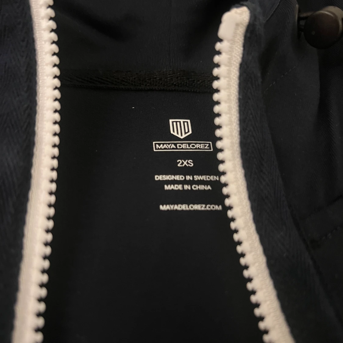 Grå och marinblå jacka Maya Delorez - 1