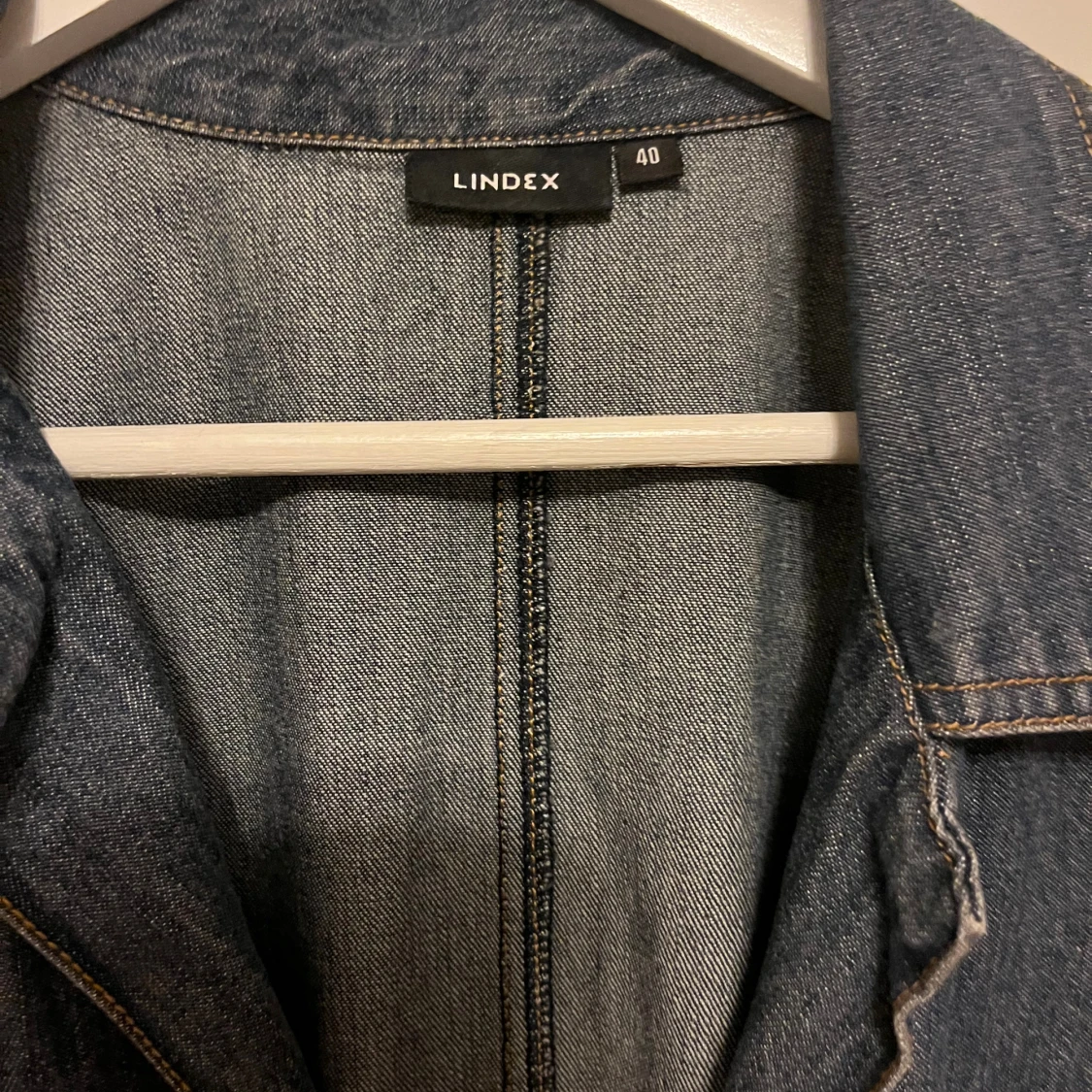 Lång jeansklänning från Lindex - 1