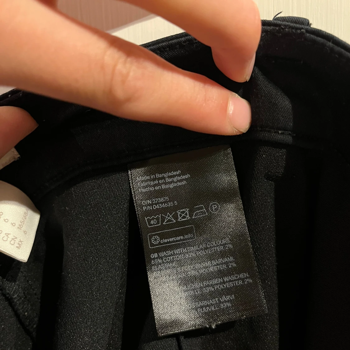 Svarta kostymbyxor från H&M, strl 36 - 3