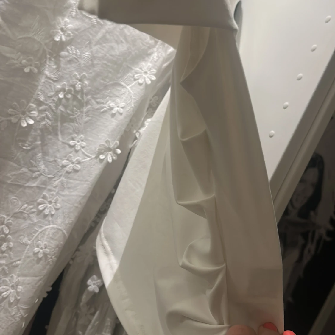 Vit axelbandslös tubtopp - 1