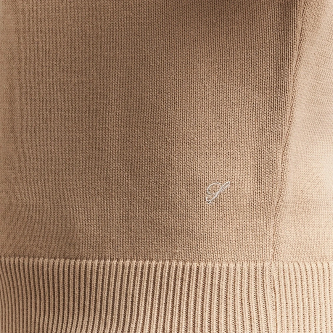 Beige stickad tröja från Stenströms - 1