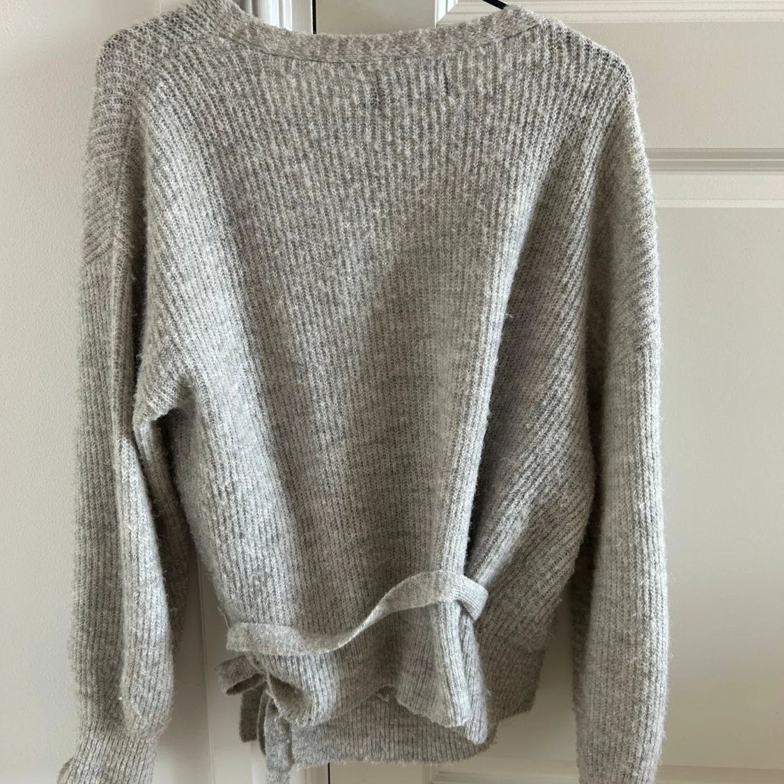 Grå omlottkofta från Pieces - 2