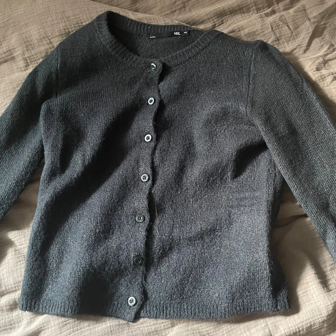 Mörkgrå kofta  - 1