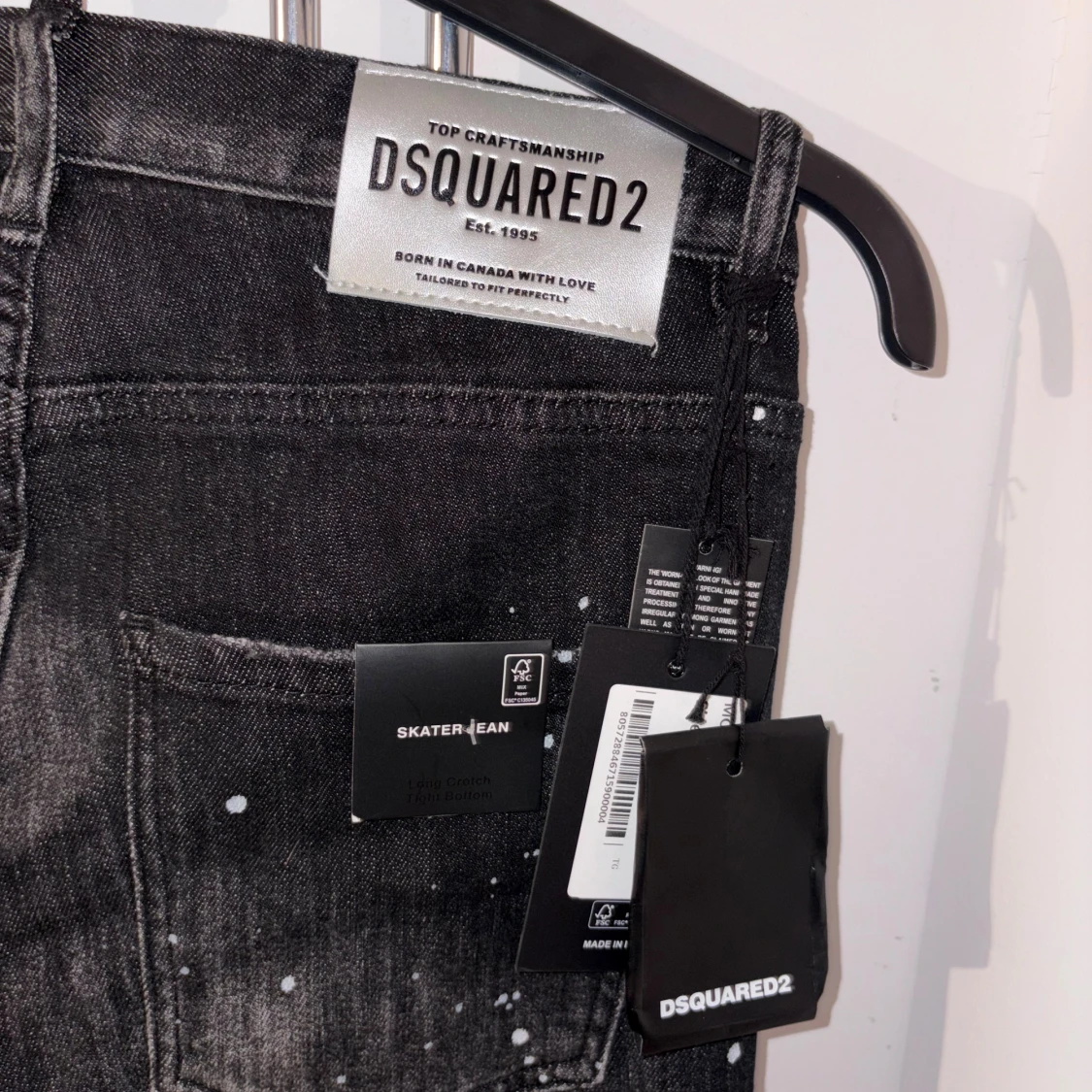 Svarta Dsquared2 Skater Jeans - 3