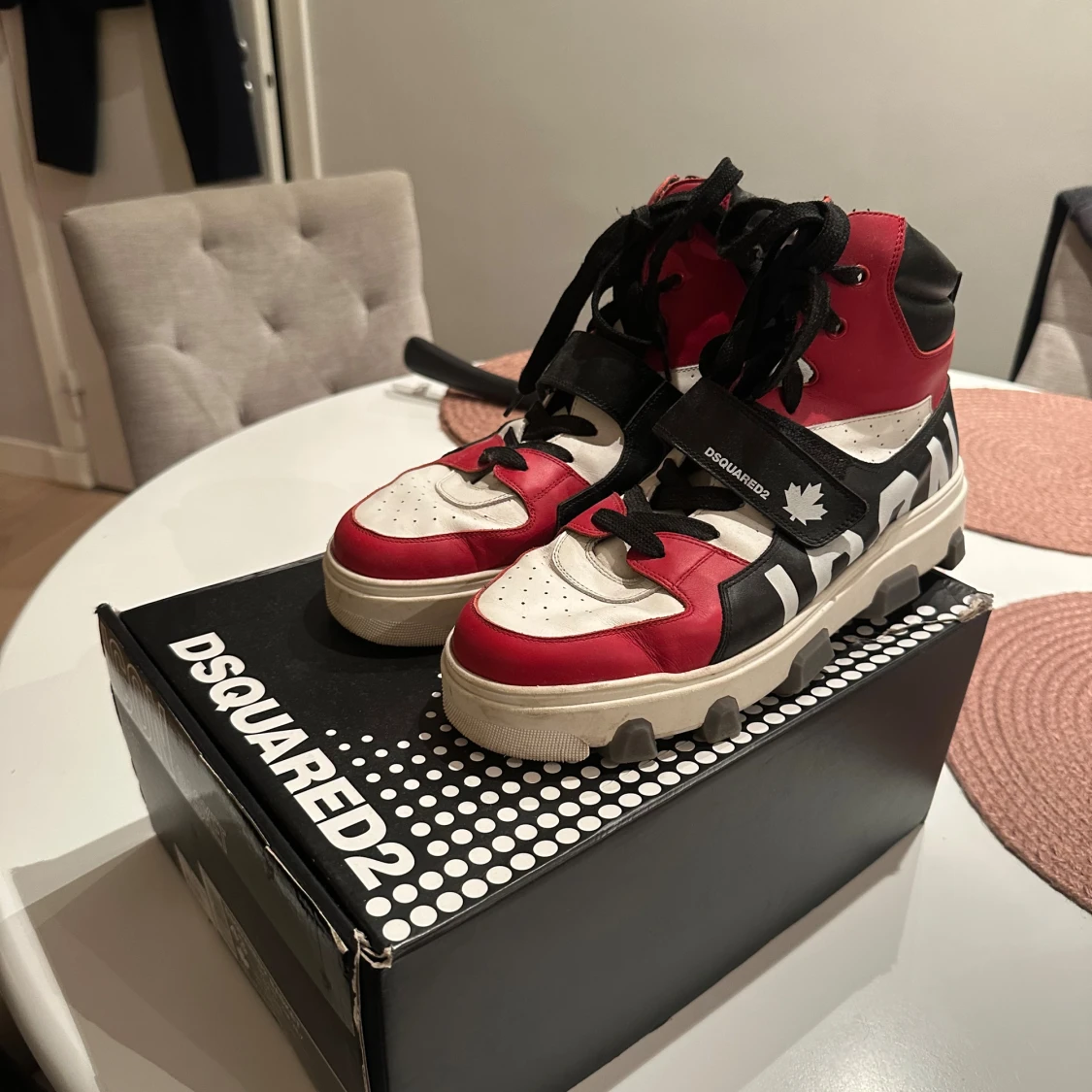 Dsquared2 Basket Icon sneakers röd/vit/svart