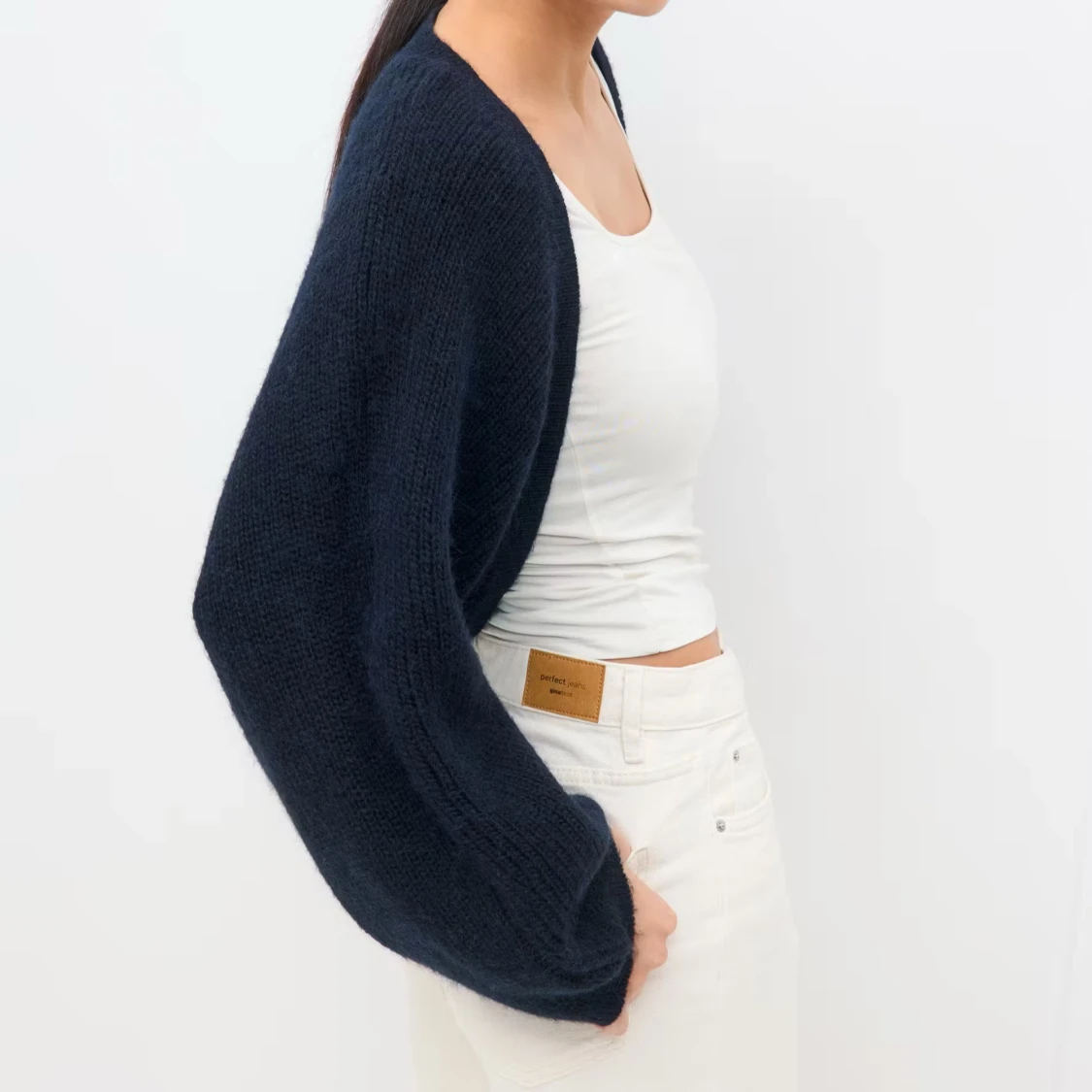 Mörkblå kofta  - 1