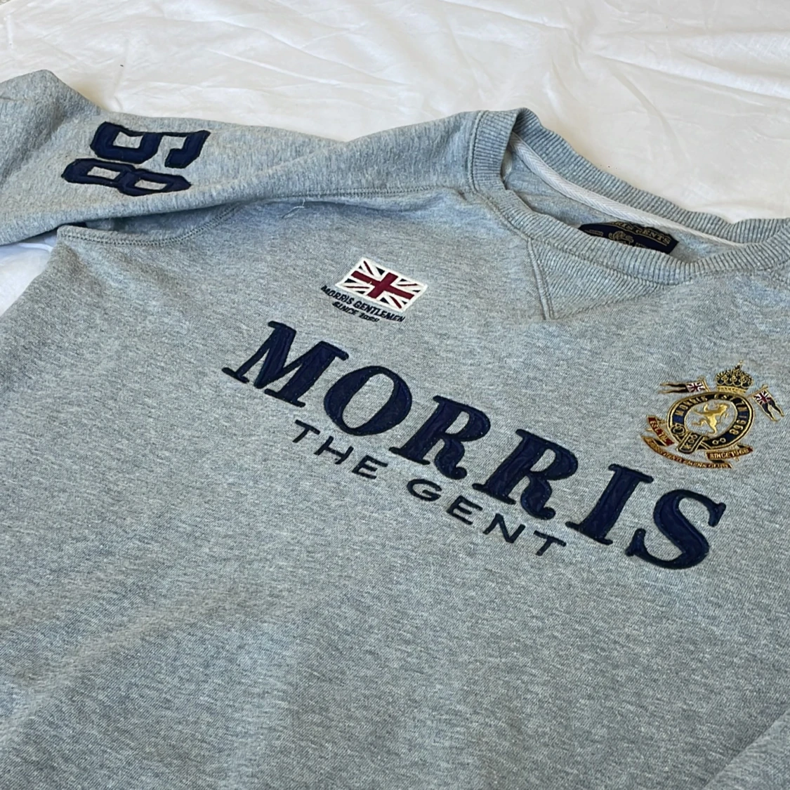 Grå sweatshirt från Morris  - 1