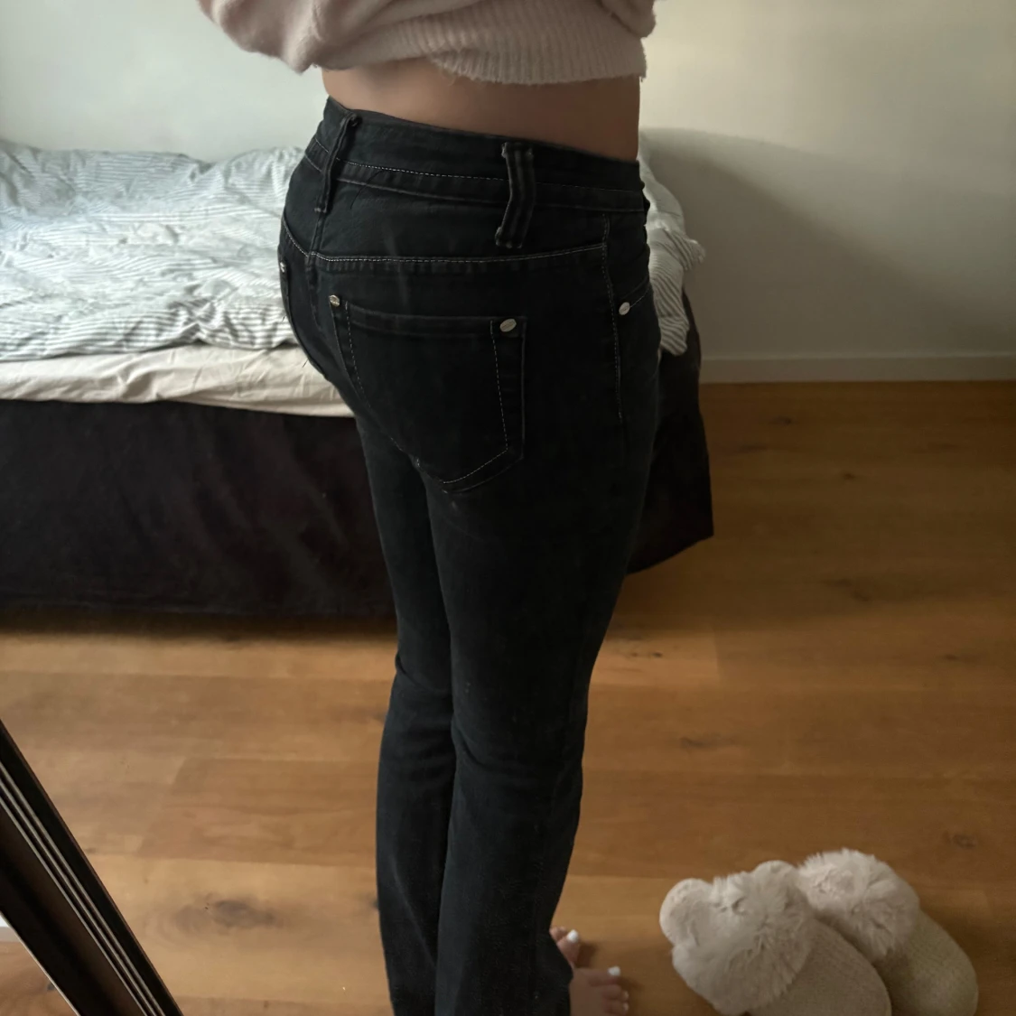 Lågmidjade jeans - 2