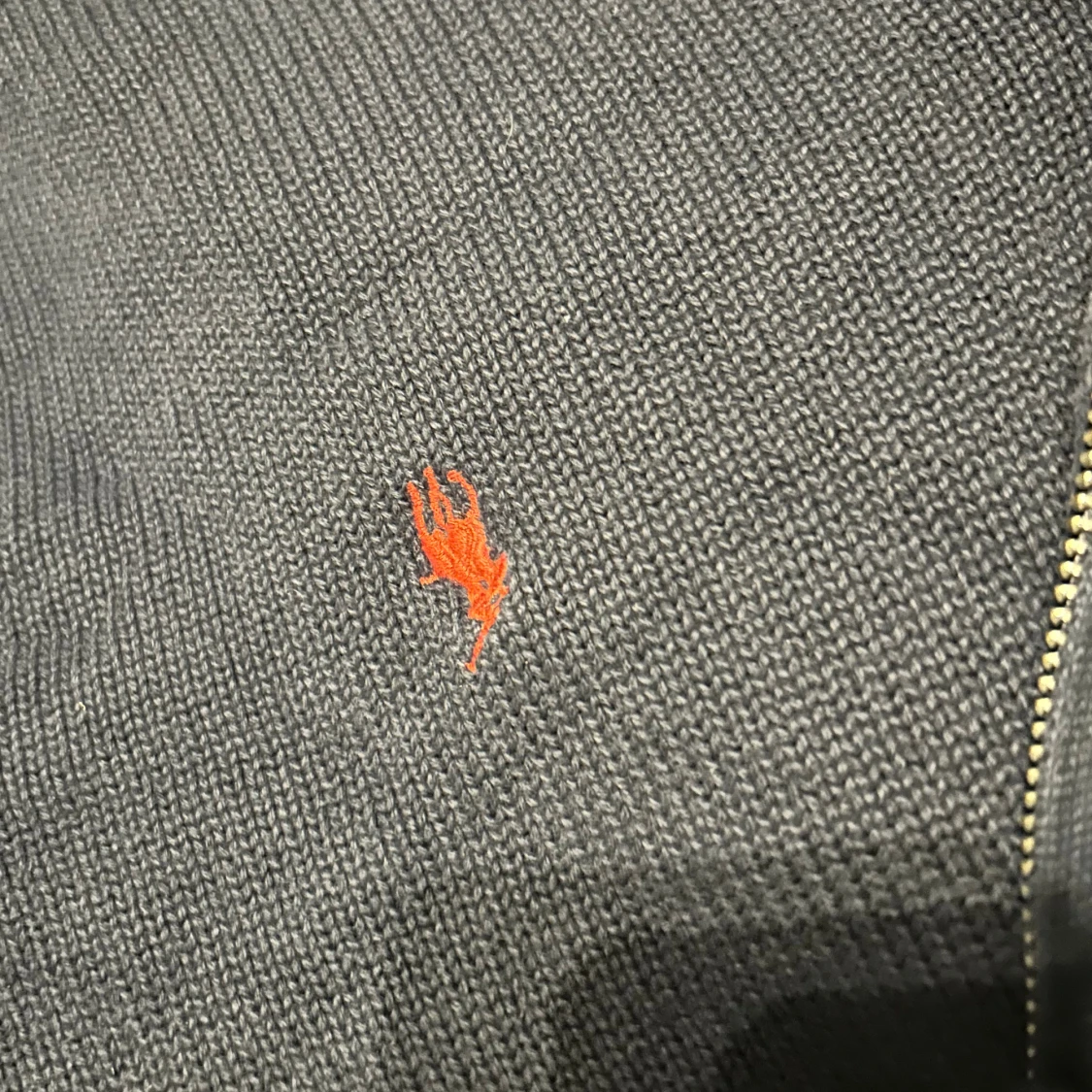 Mörkblå stickad tröja Polo Ralph Lauren - 3