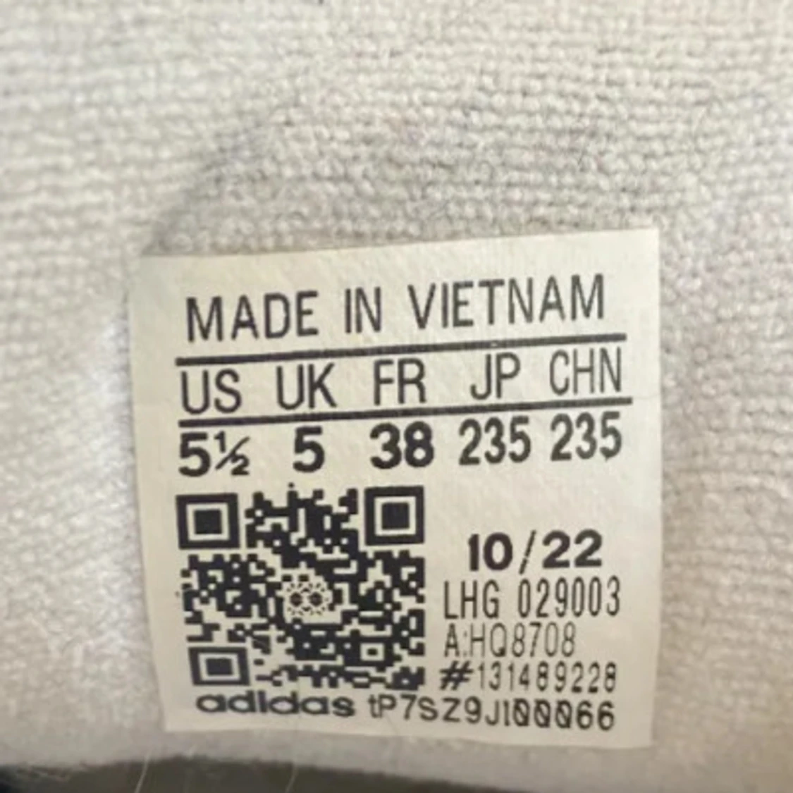 Adidas svartvita sneakers strl 38 - 2