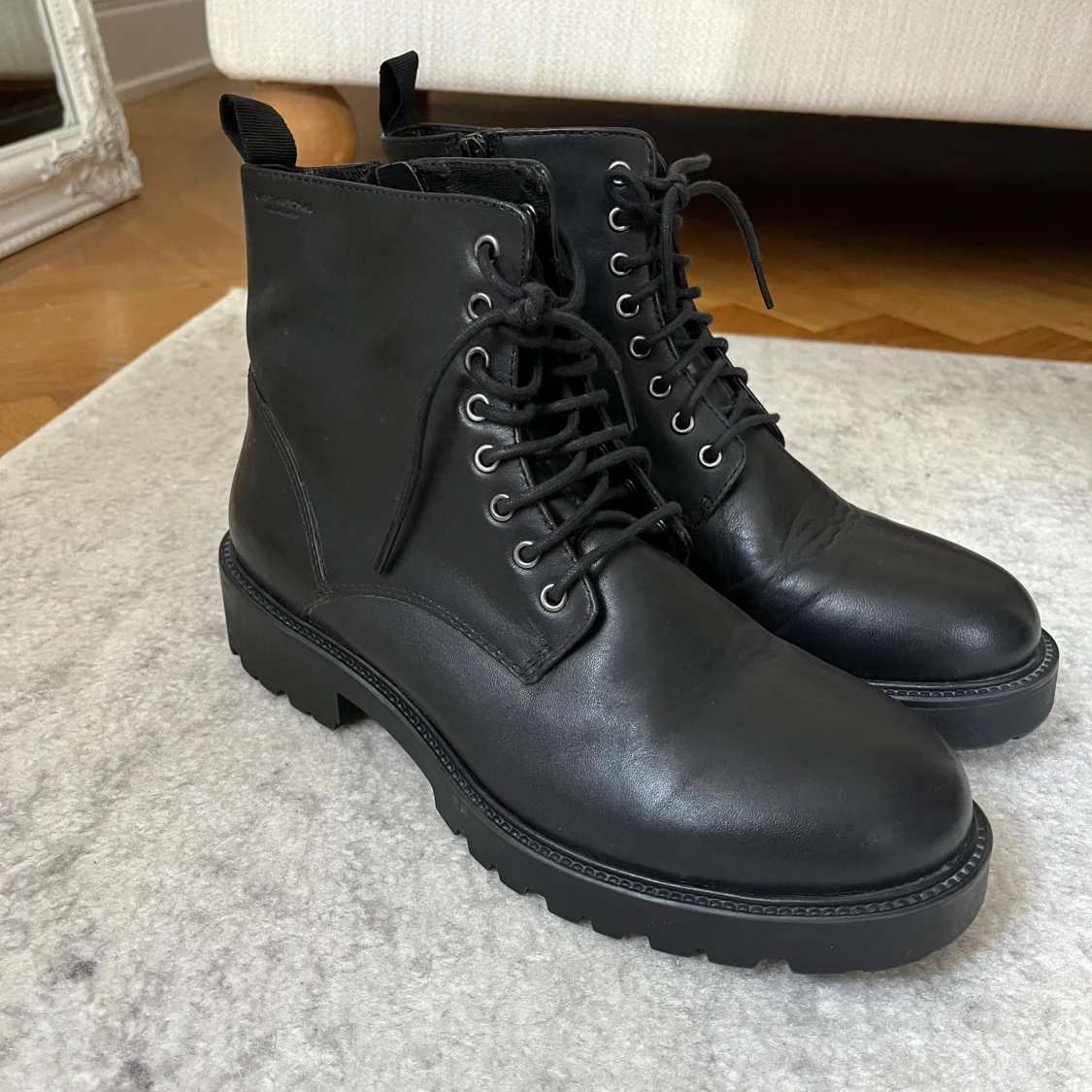 Svarta Vagabond Kenova i skinn - stl 38 - 1