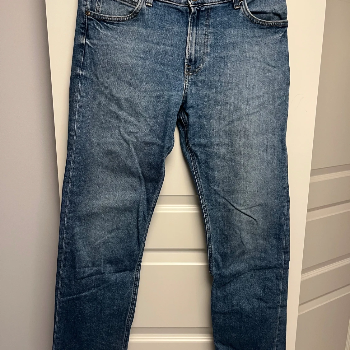 Blå jeans från Lee straight fit