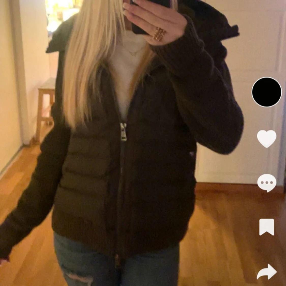 Olivgrön pufferjacka från Moncler - 2