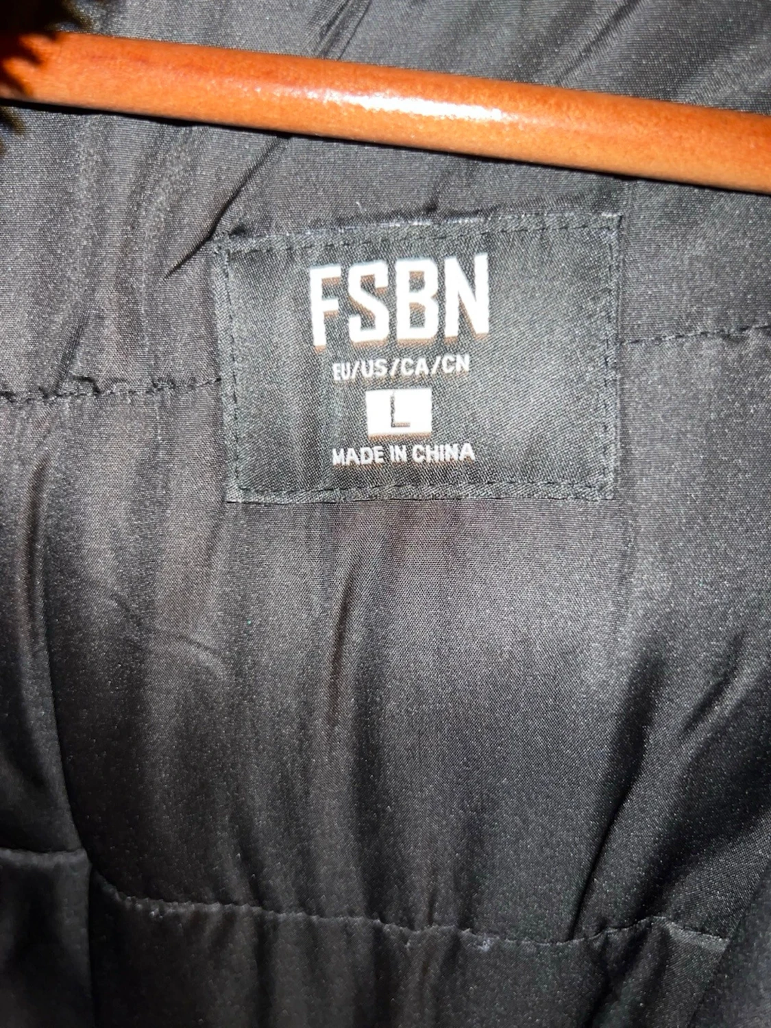 Svart vindjacka från FSBN med luva - 1