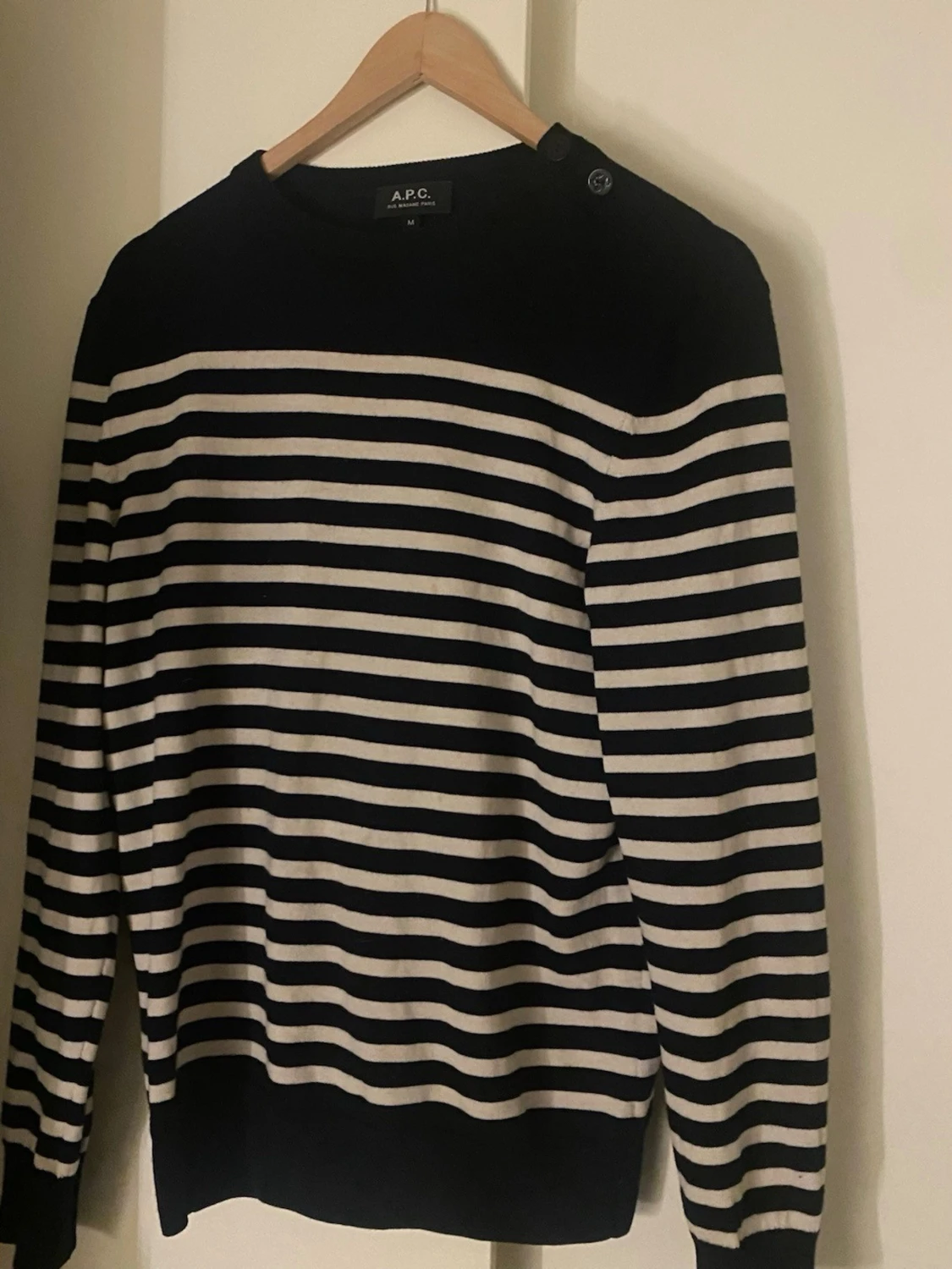 Randig stickad tröja från A.P.C. - 1