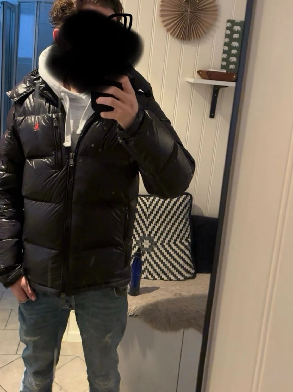 Svart dunjacka från Polo Ralph Lauren - 3