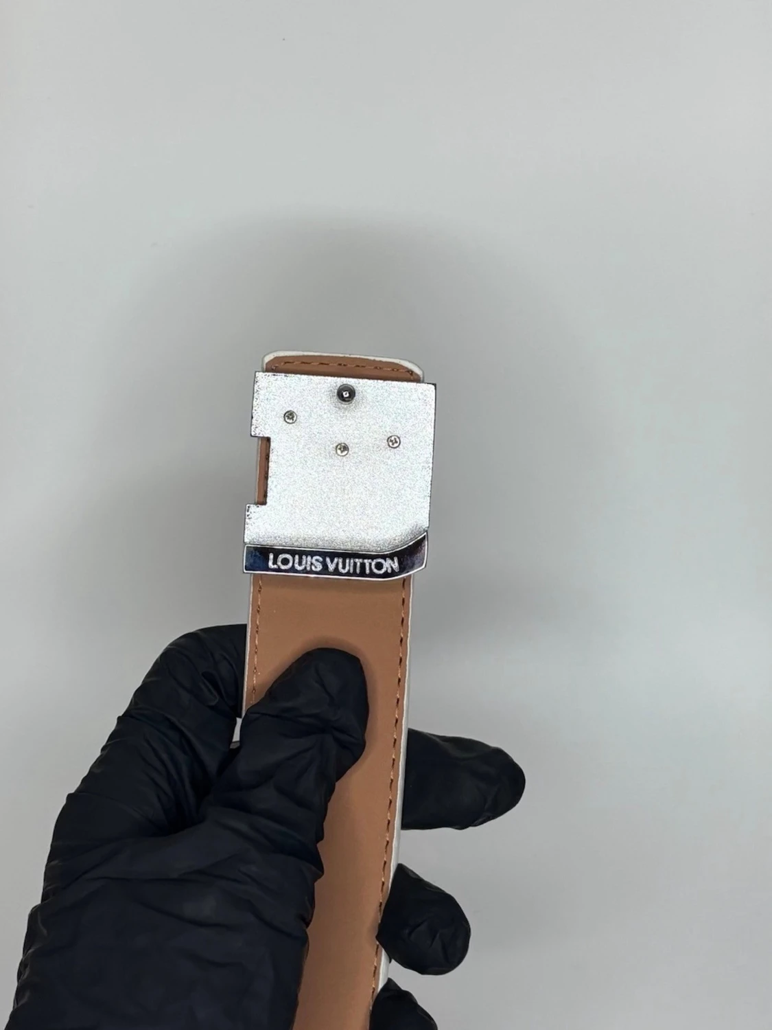 Vit h bälte rutig - 3