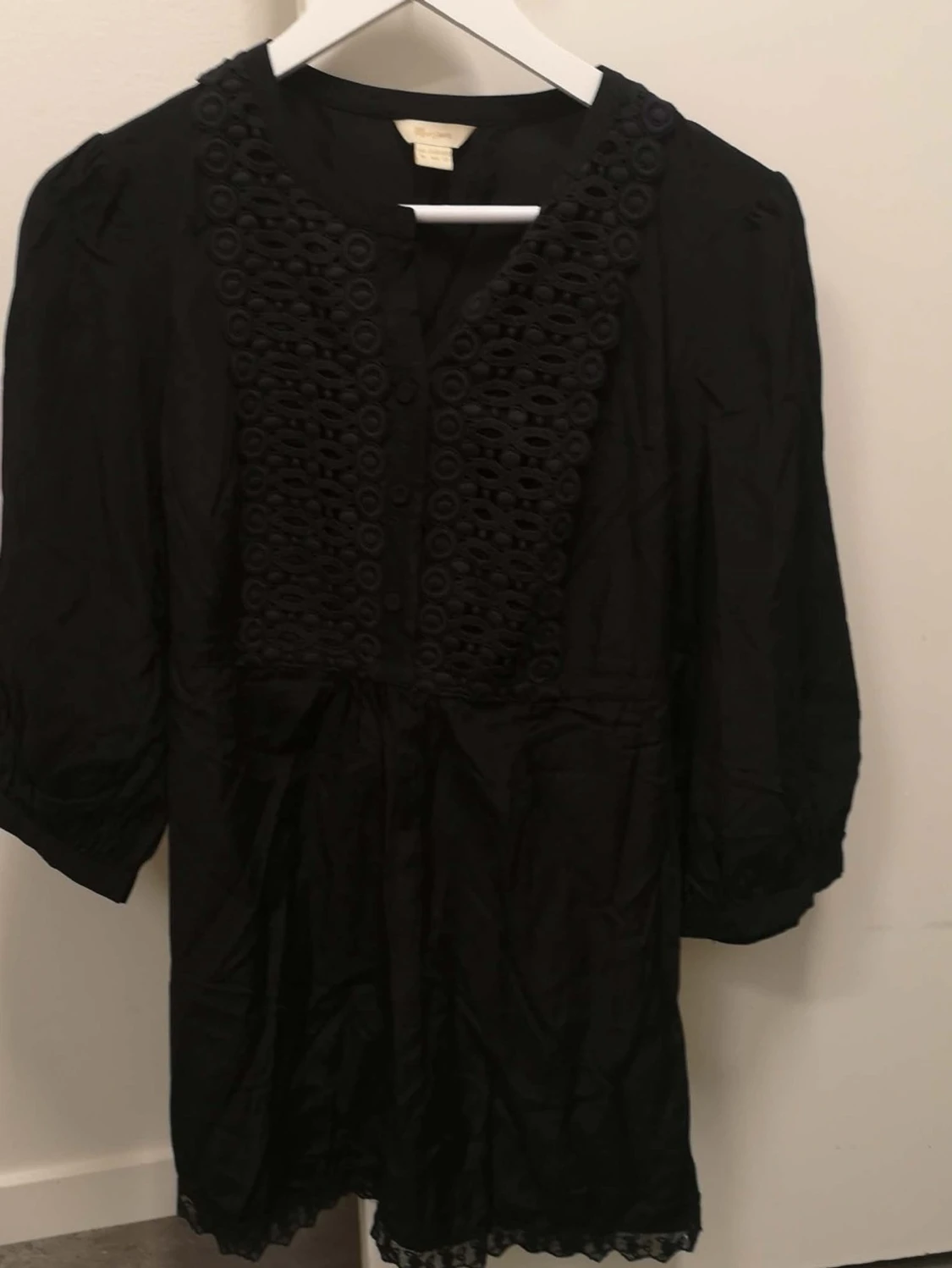 Monsoon svart klänning storlek 44