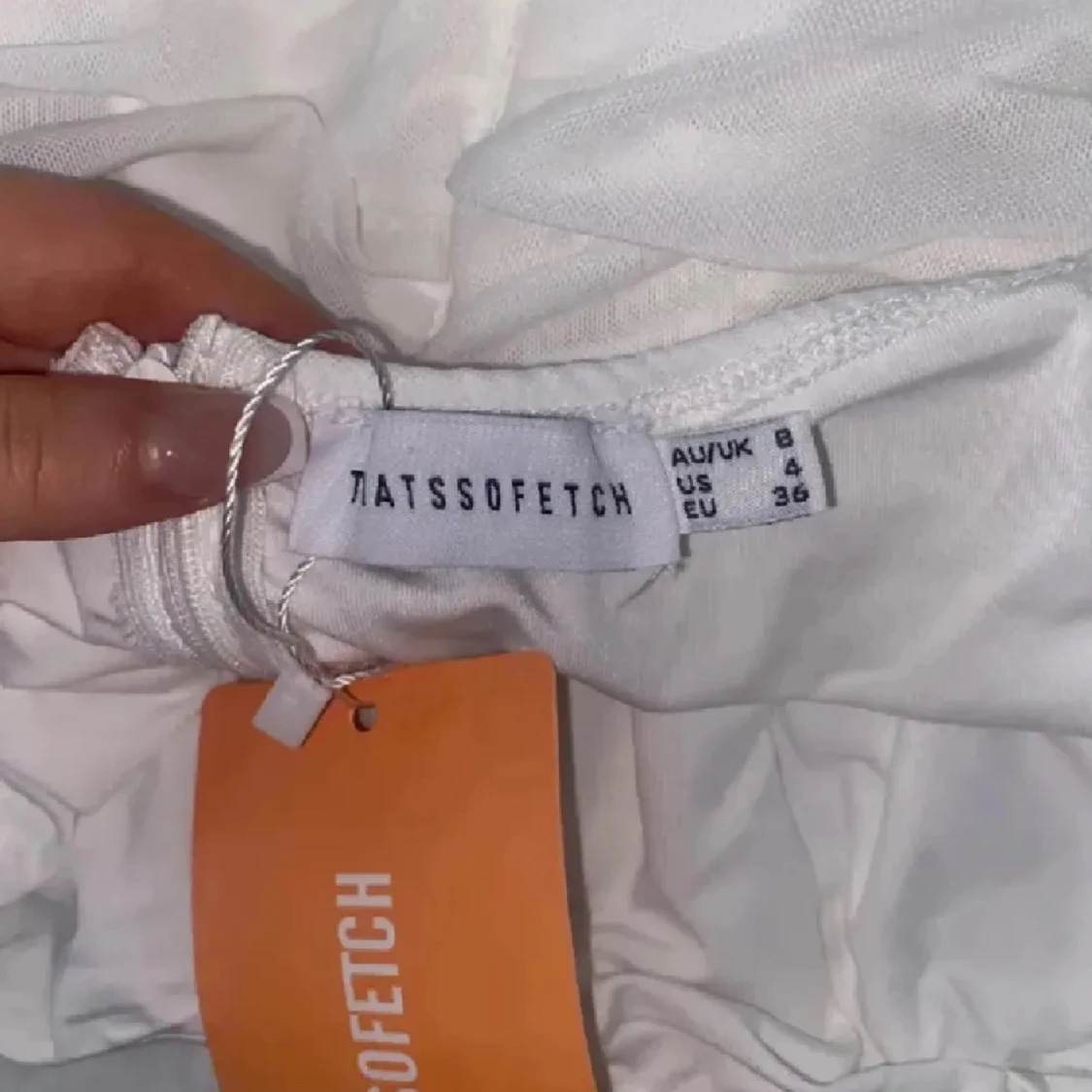 Vit långklänning från THATSSOFETCH - 2