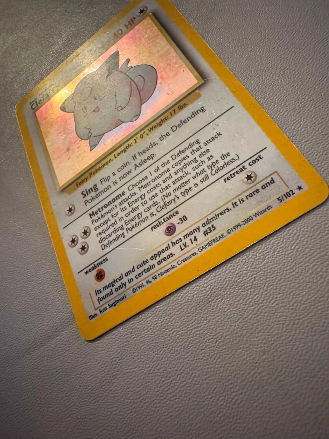 Clefairy 5/102 - Base set 1999-2000 - Ovanlig