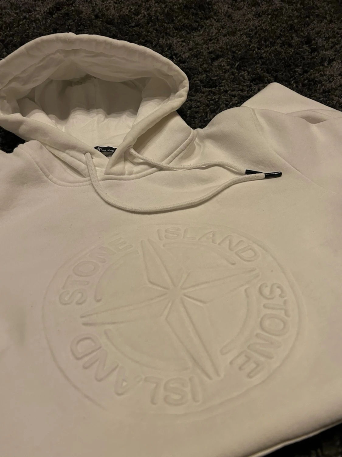 Vit Stone Island Hoodie - 1