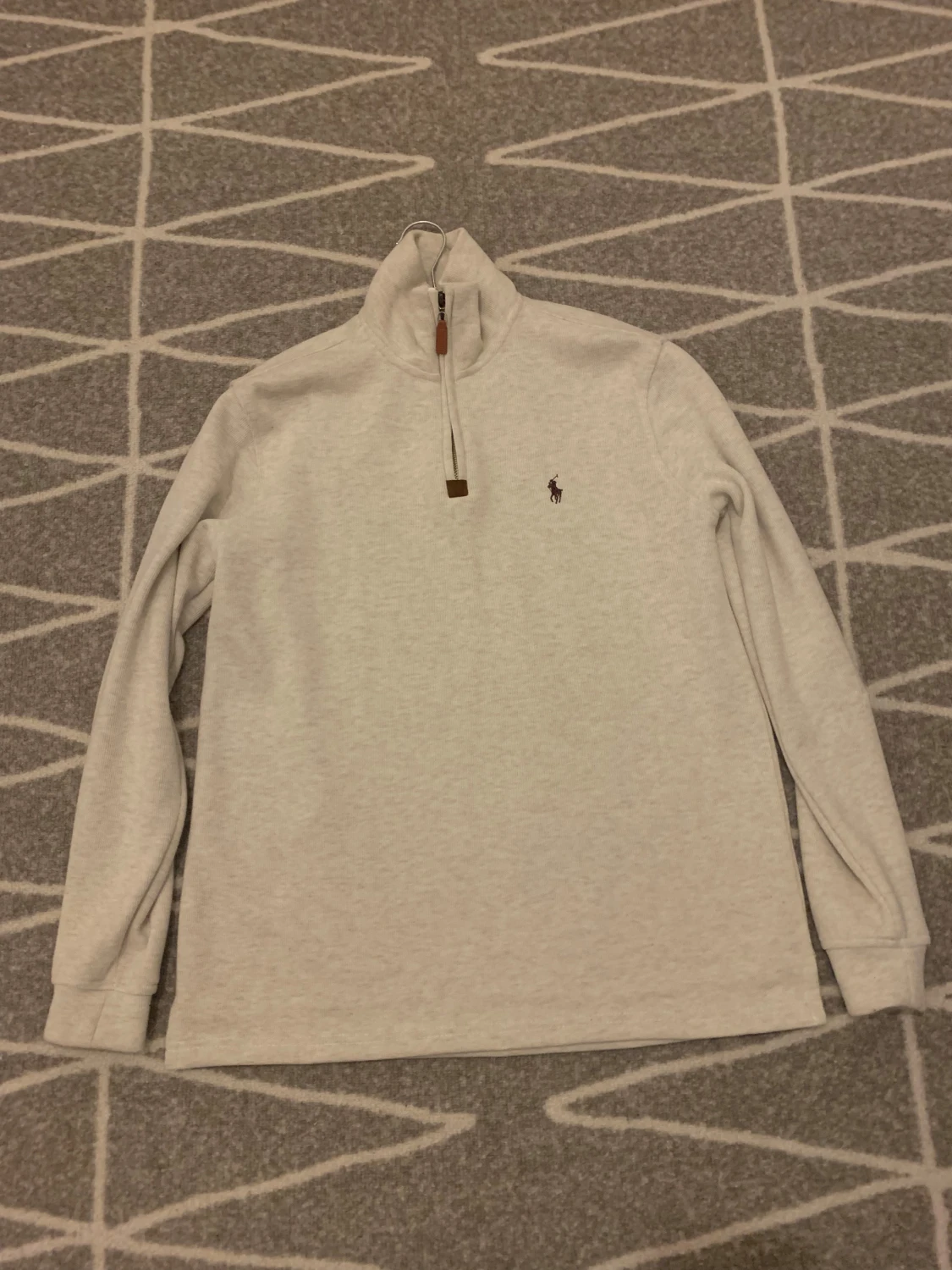 Beige half zip tröja från Polo Ralph Lauren