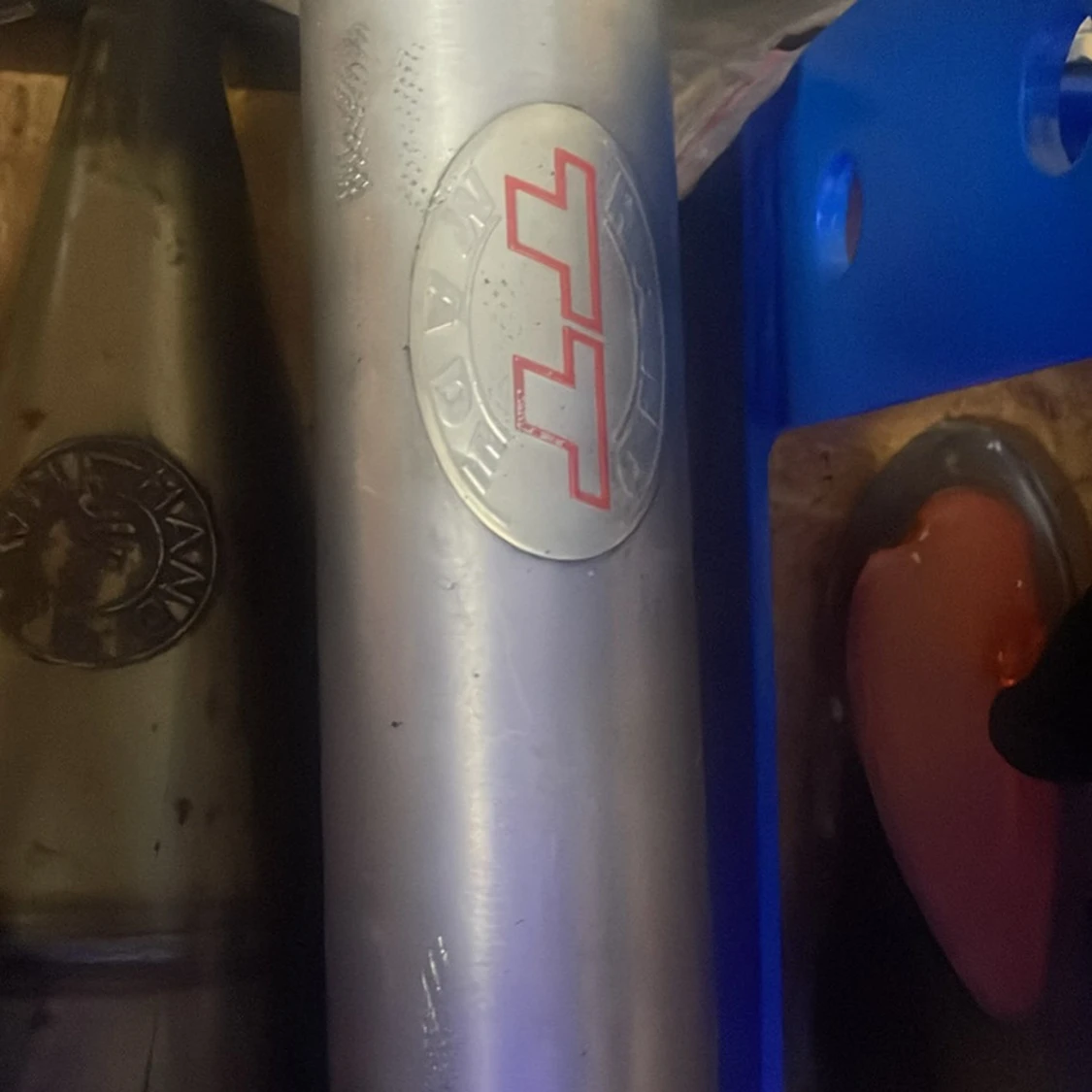 TT-rör och ljuddämpare till moped