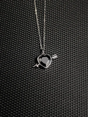 Cupid’s aim - black - 40 - 45 cm. Rostfri