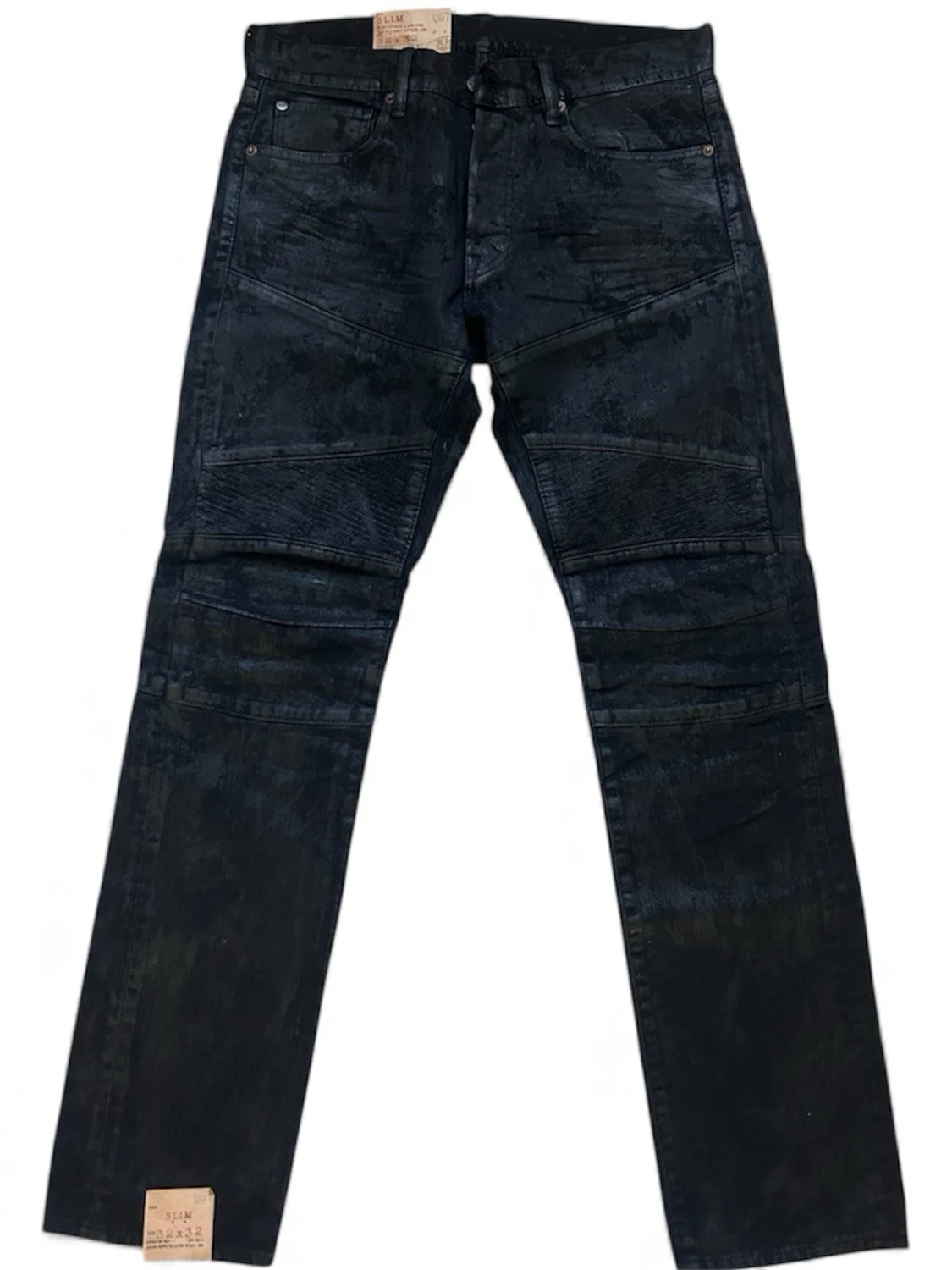 Slim biker svarta jeans från Denim & Supply 