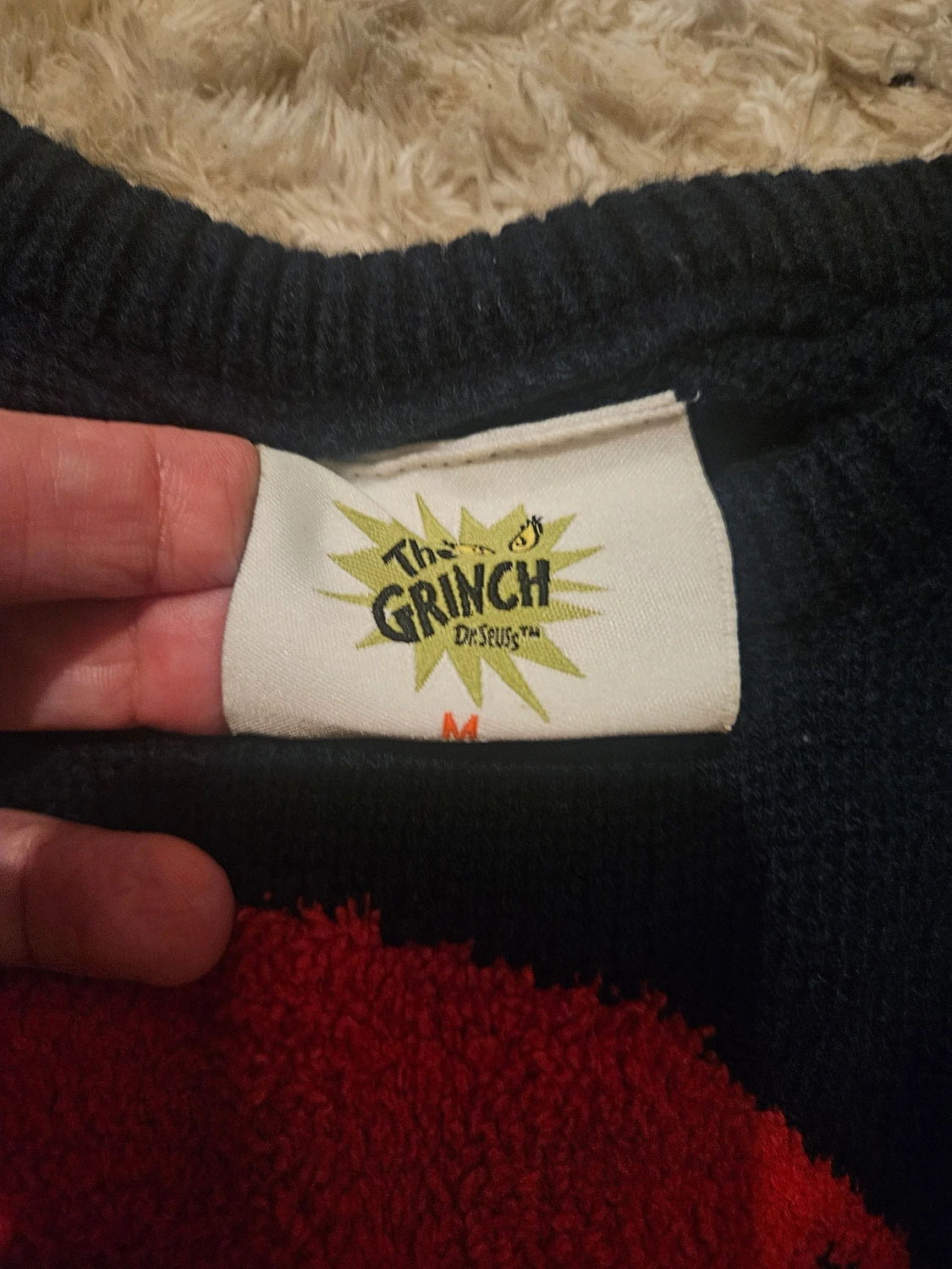 Svart Grinch jultröja från Dr. Seuss - 1