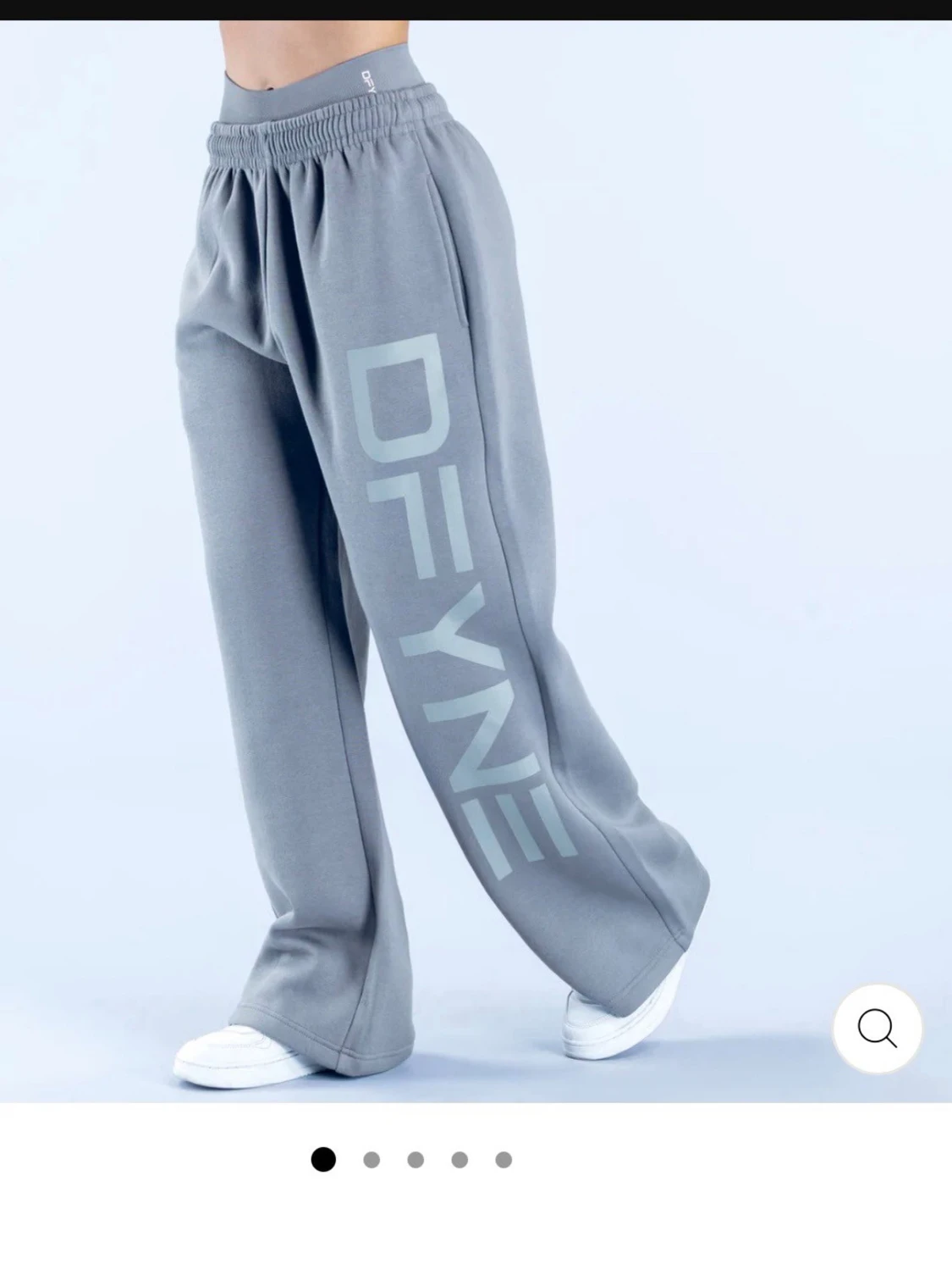 DFYNE grå wide leg joggers