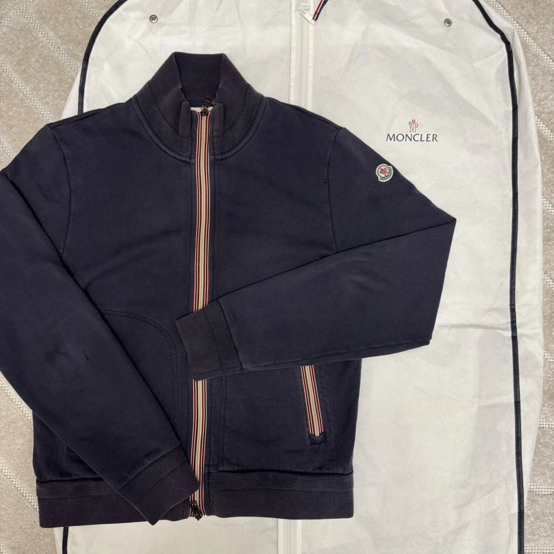 Äkta Moncler Maglia Zip/Kofta