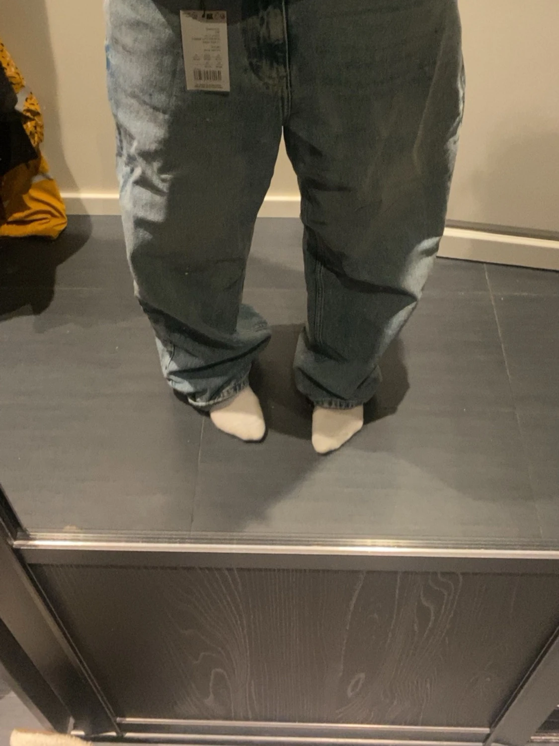 Wide jeans från YOURTURN, mid blue