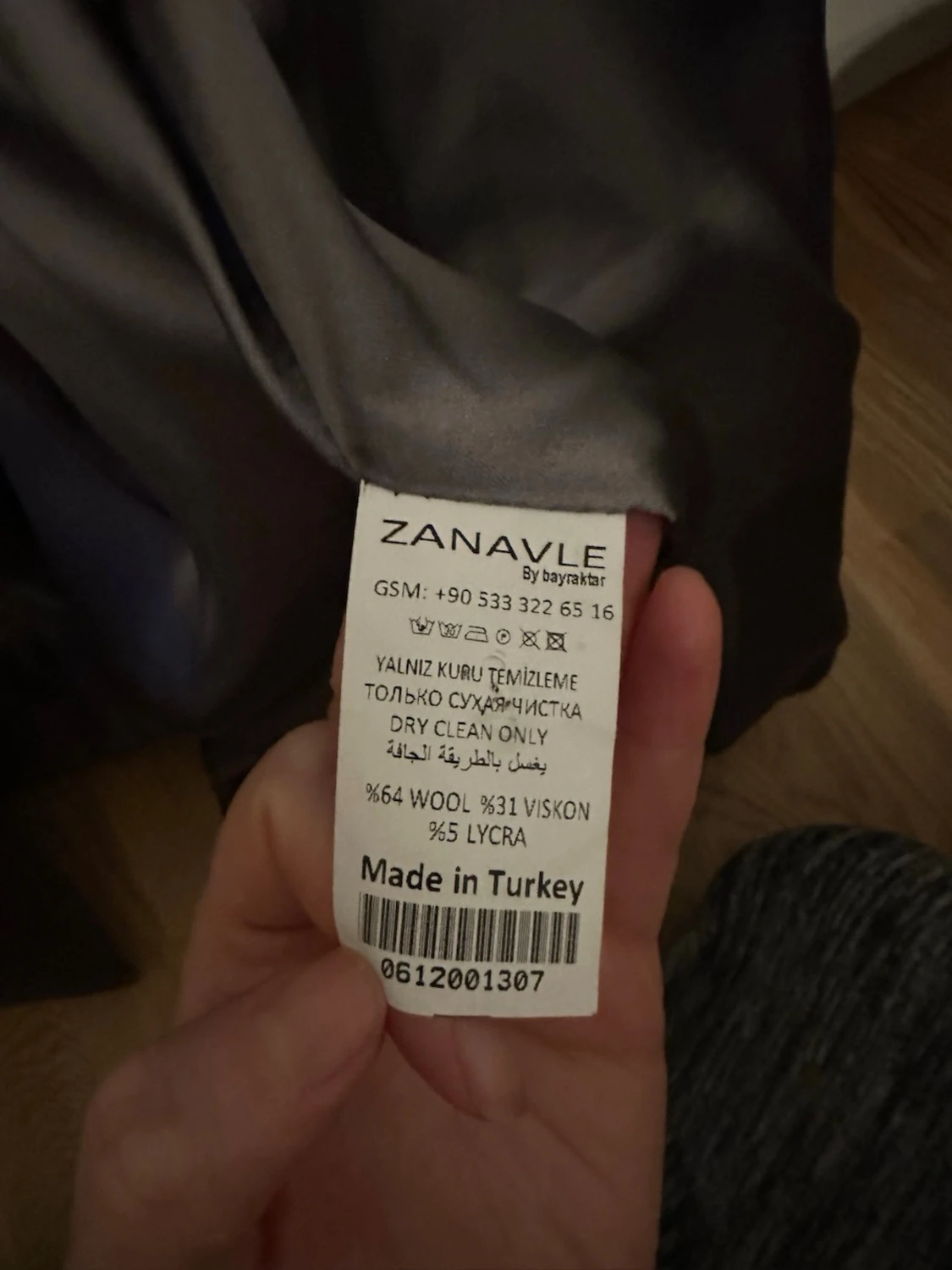 Brun kappa med stor krage från Zanavle - 4