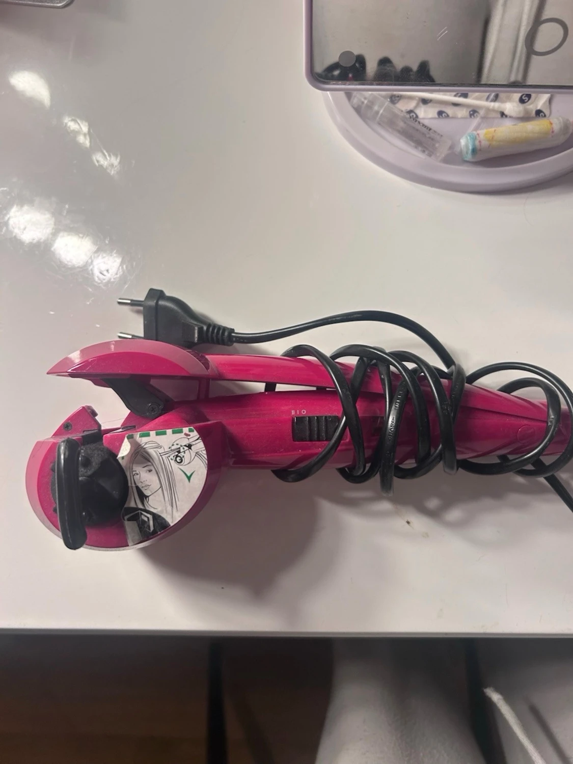 BaByliss rosa locktång