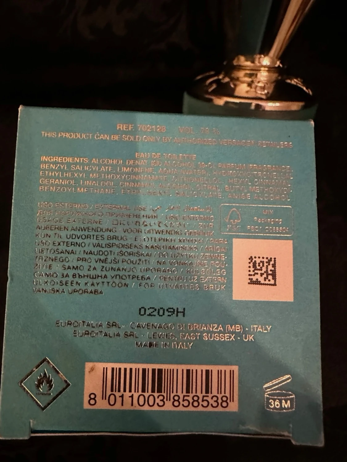 Versace Dylan Turquoise 30ml - 2