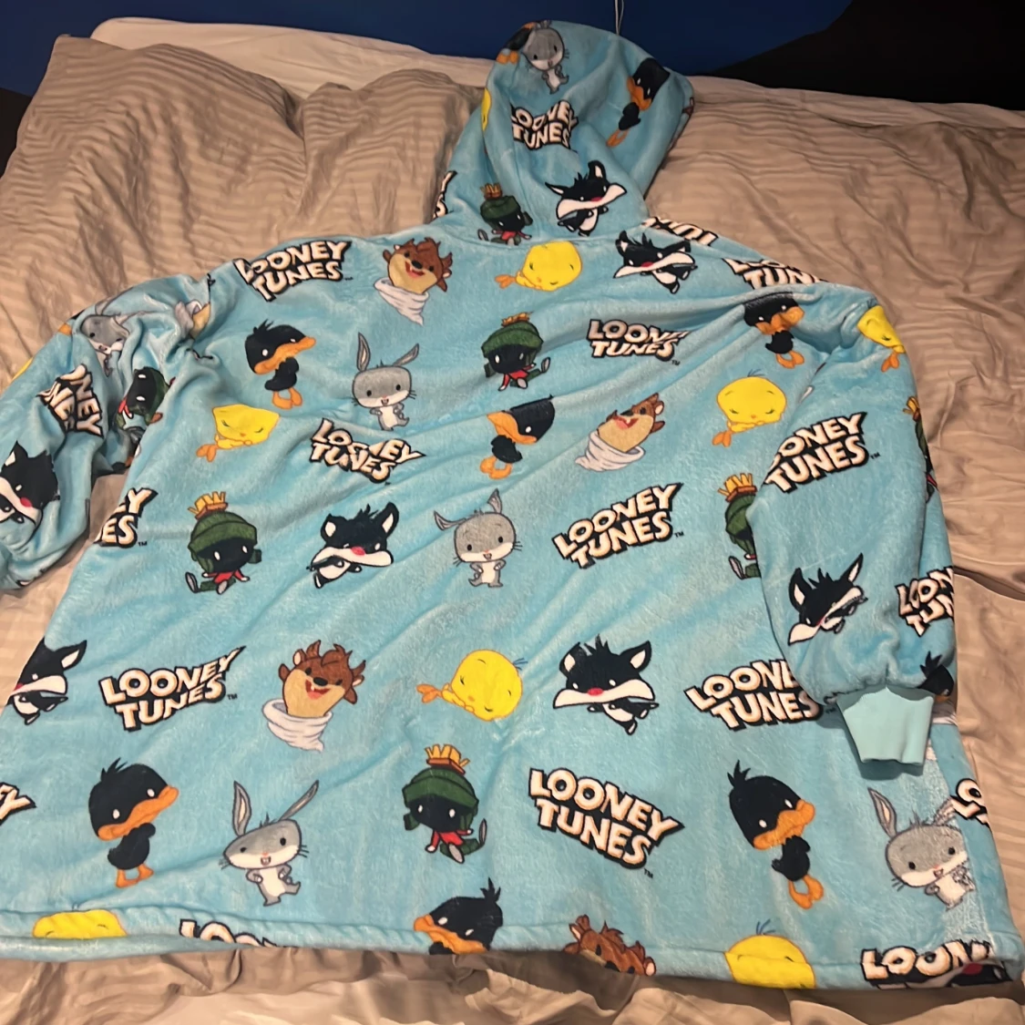 Looney Tunes fleece hoodie, oversized - 91