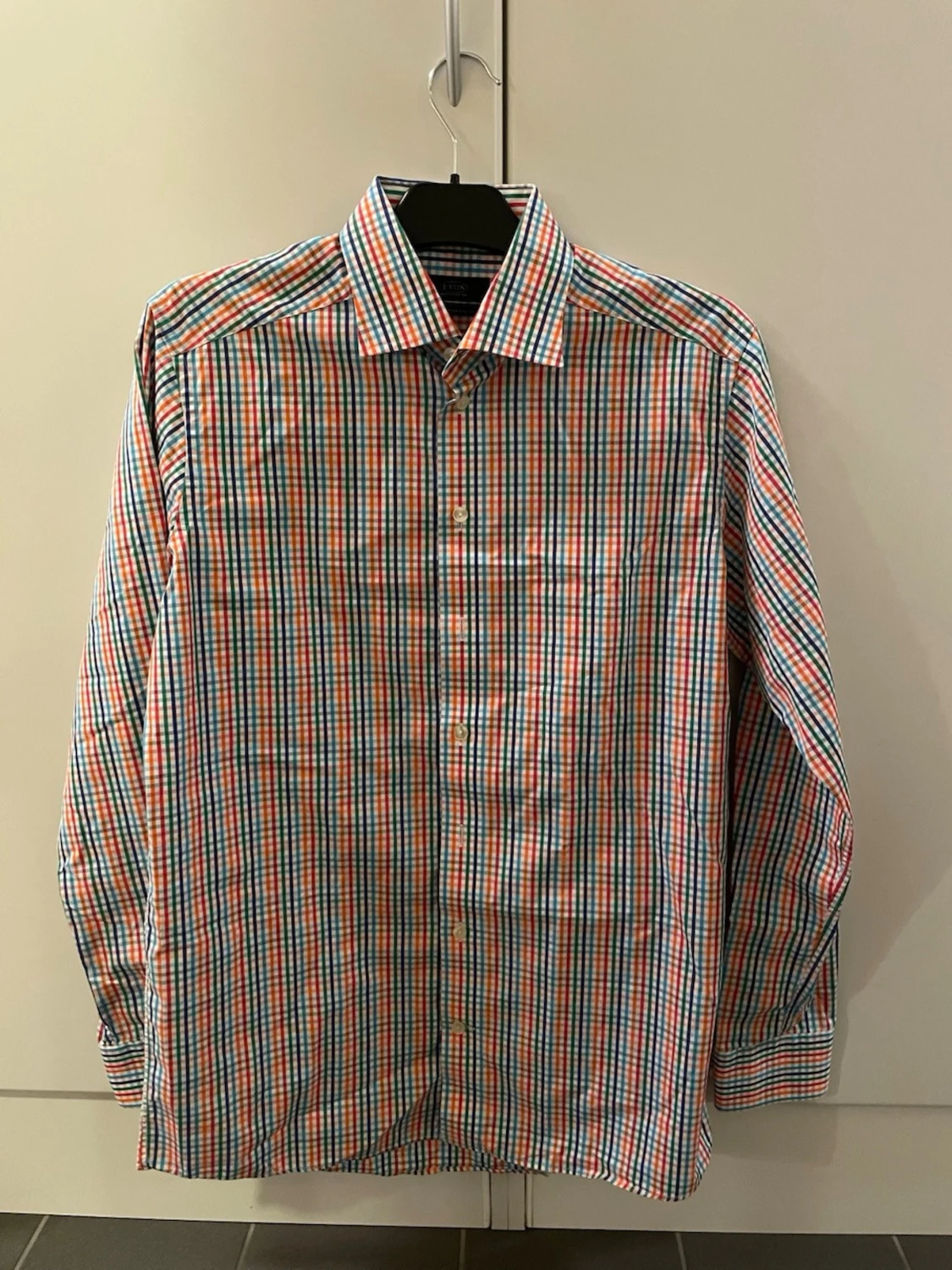 Rutig skjorta från Eton, färgglad - 1