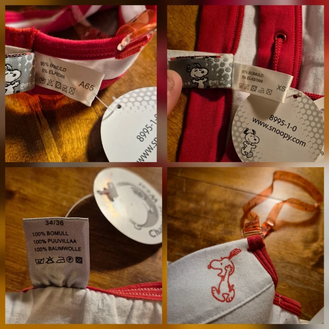 Snoopy underklädesset  - 4