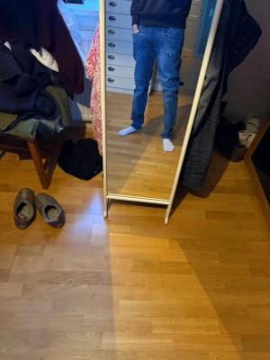 Blå jeans replay anbass - Replay anbass slim fit blåa