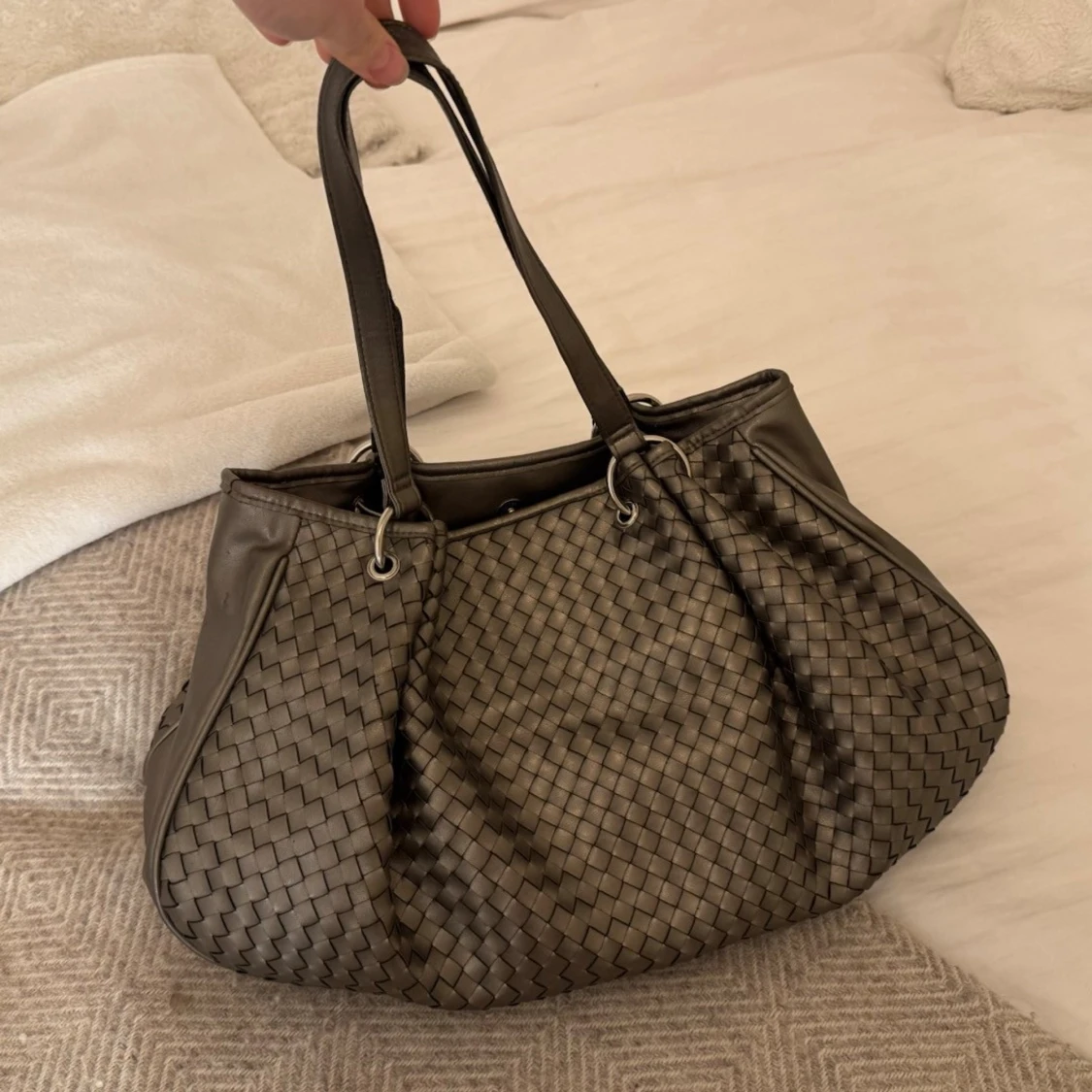 Stor flätad väska - 3
