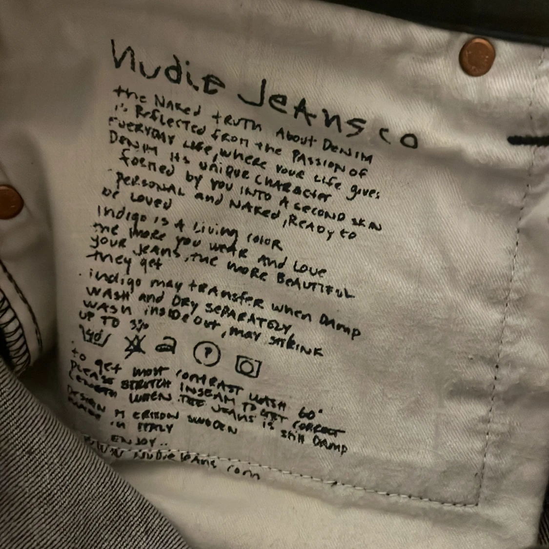 Nudie jeans svarta - 3