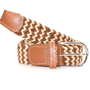 Flätat bälte - Beige, Brun - Montore’s flätade bälte som även är känt som ”grisch bältet” är ett stilrent elastikt bälte. Tack vare att det är elastiskt så finns inga färdiga hål som i ett traditionellt bälte och det gör att det passar alla. Bältet är ca 105cm långt. Vid fler frågor eller funderingar så är du varmt välkommen att höra av dig!