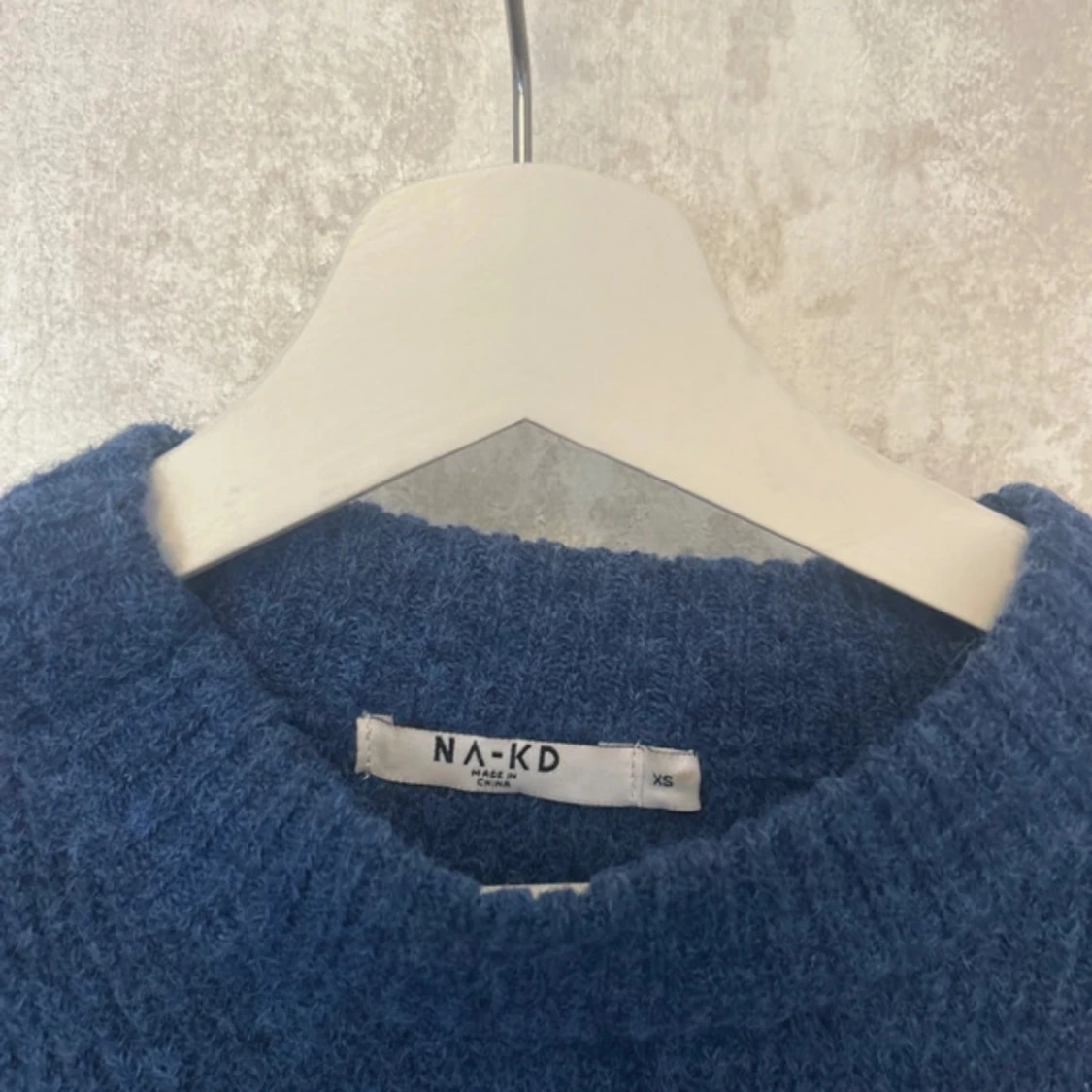 Blå stickad tröja från NA-KD - 1