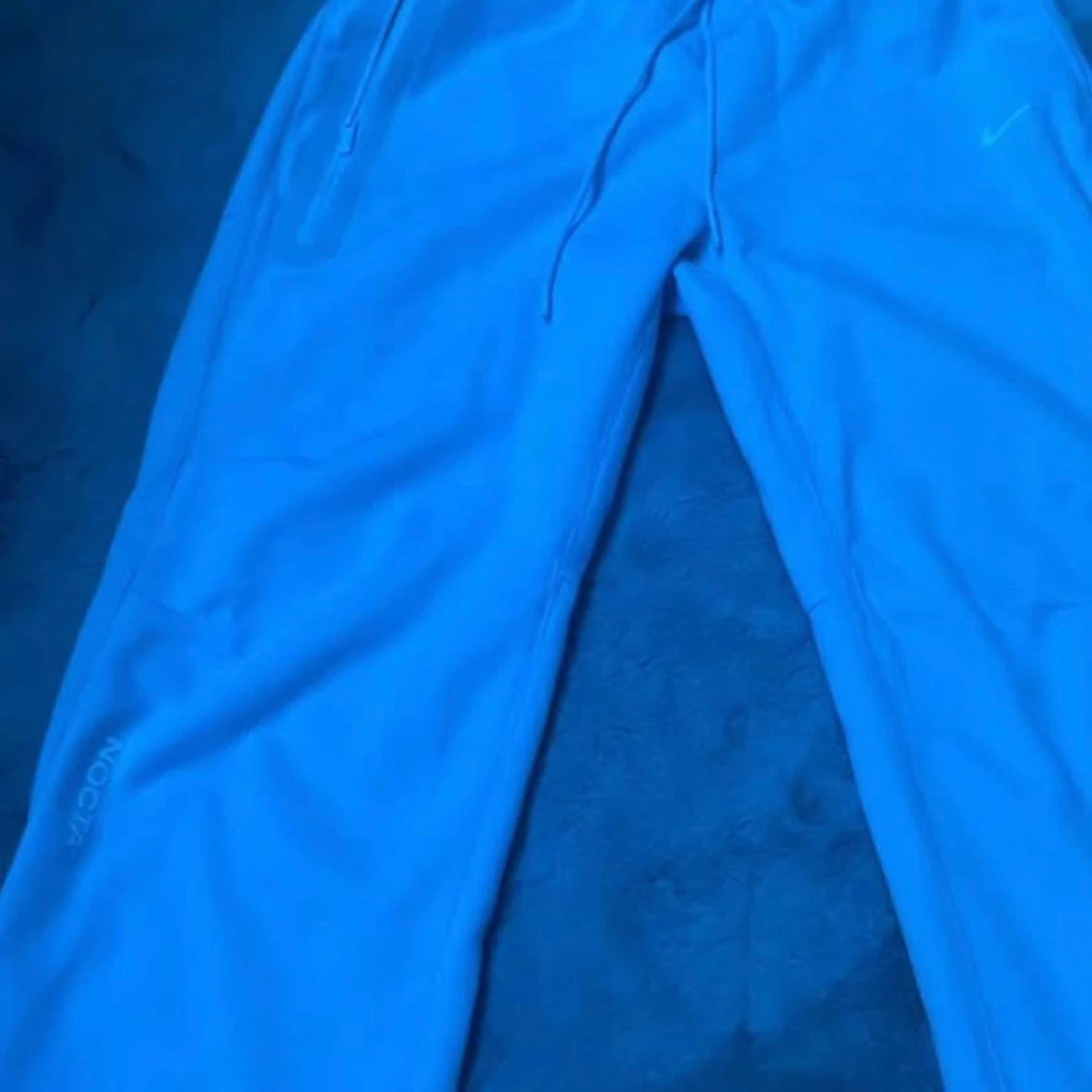 Blå Nike NOCTA vindjacka med huva - 2