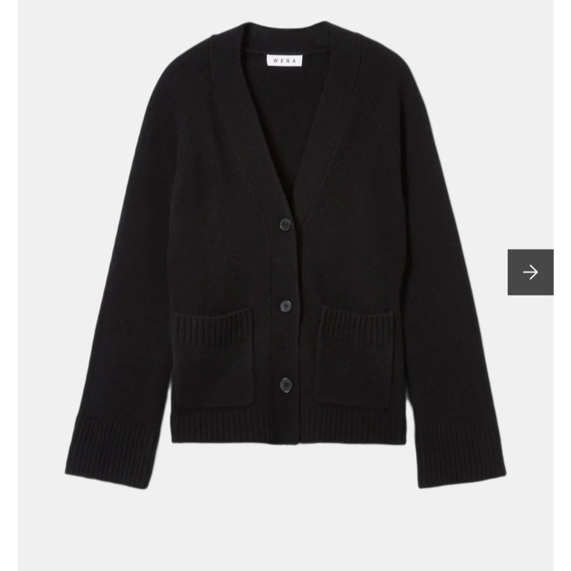 Svart kofta från Wera 
