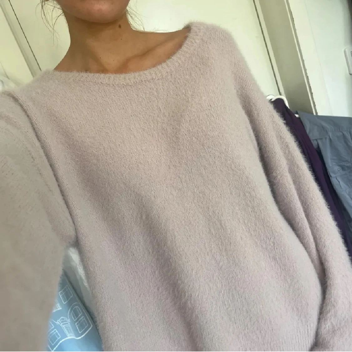 Super mysig stickad tröja 